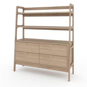 Rund shelfs with drawers